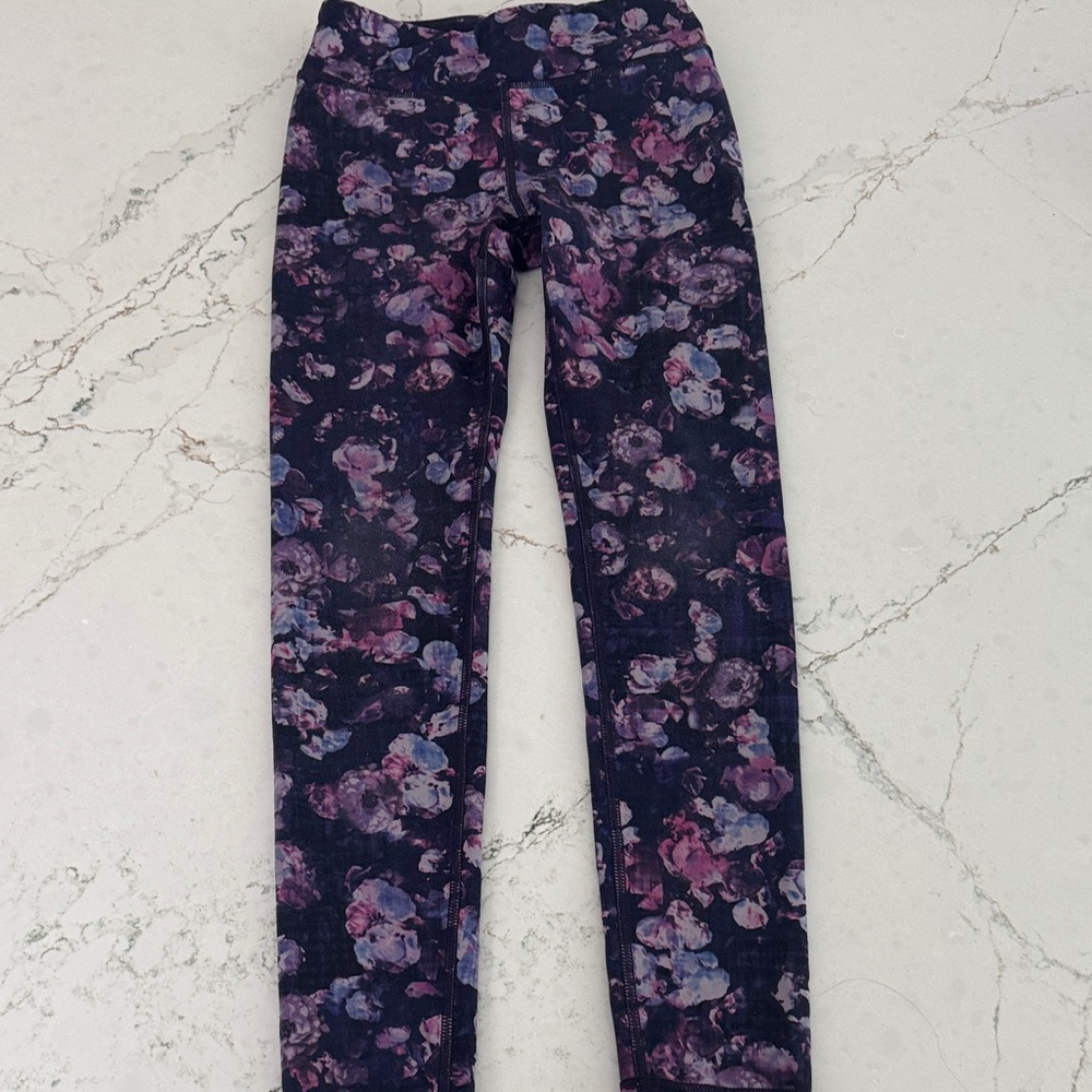 Athleta Girl Floral high rise chit chat legging